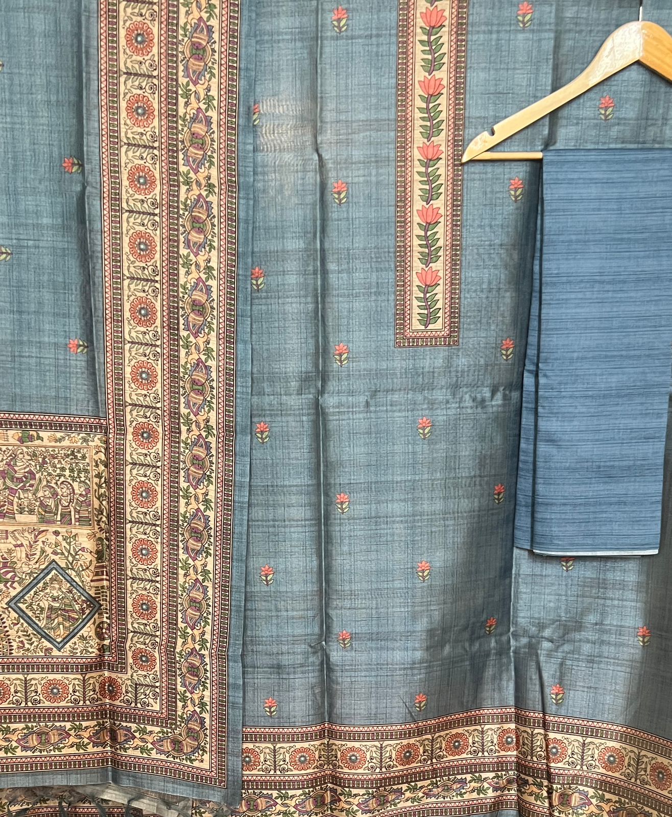 SEMI TUSSAR SUIT (PH7885)