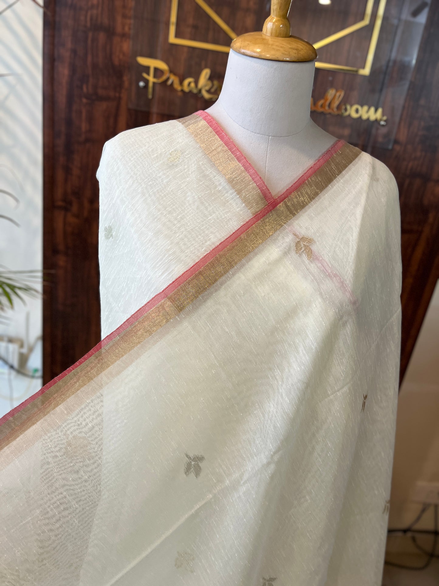 PURE LINEN SILK SAREE (PH7992)
