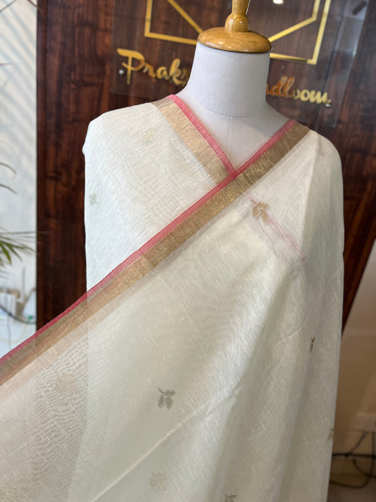 PURE LINEN SILK SAREE (PH7992)