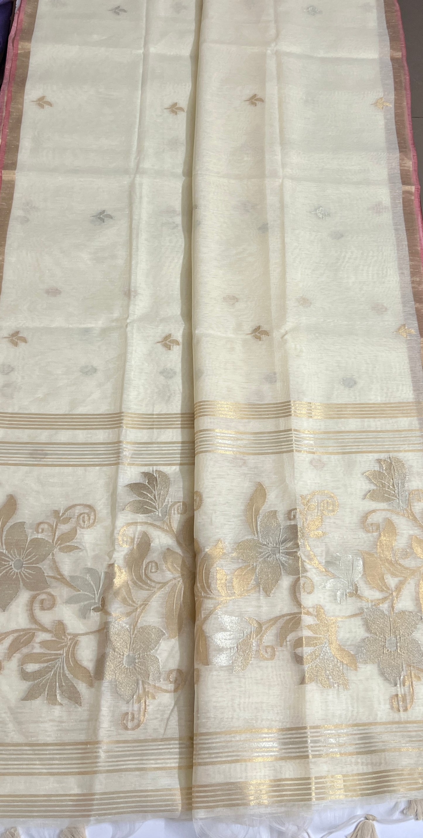 PURE LINEN SILK SAREE (PH7992)