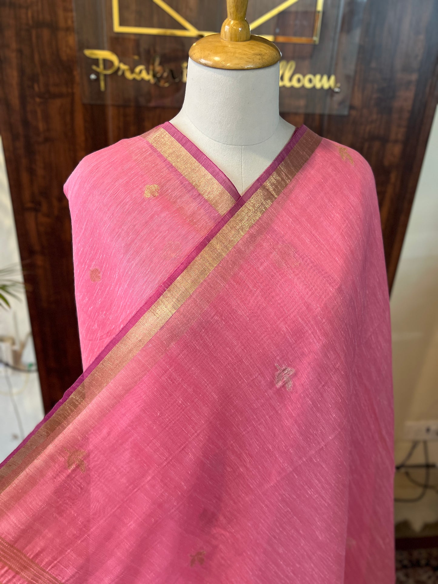 PURE LINEN SILK SAREE (PH7993)