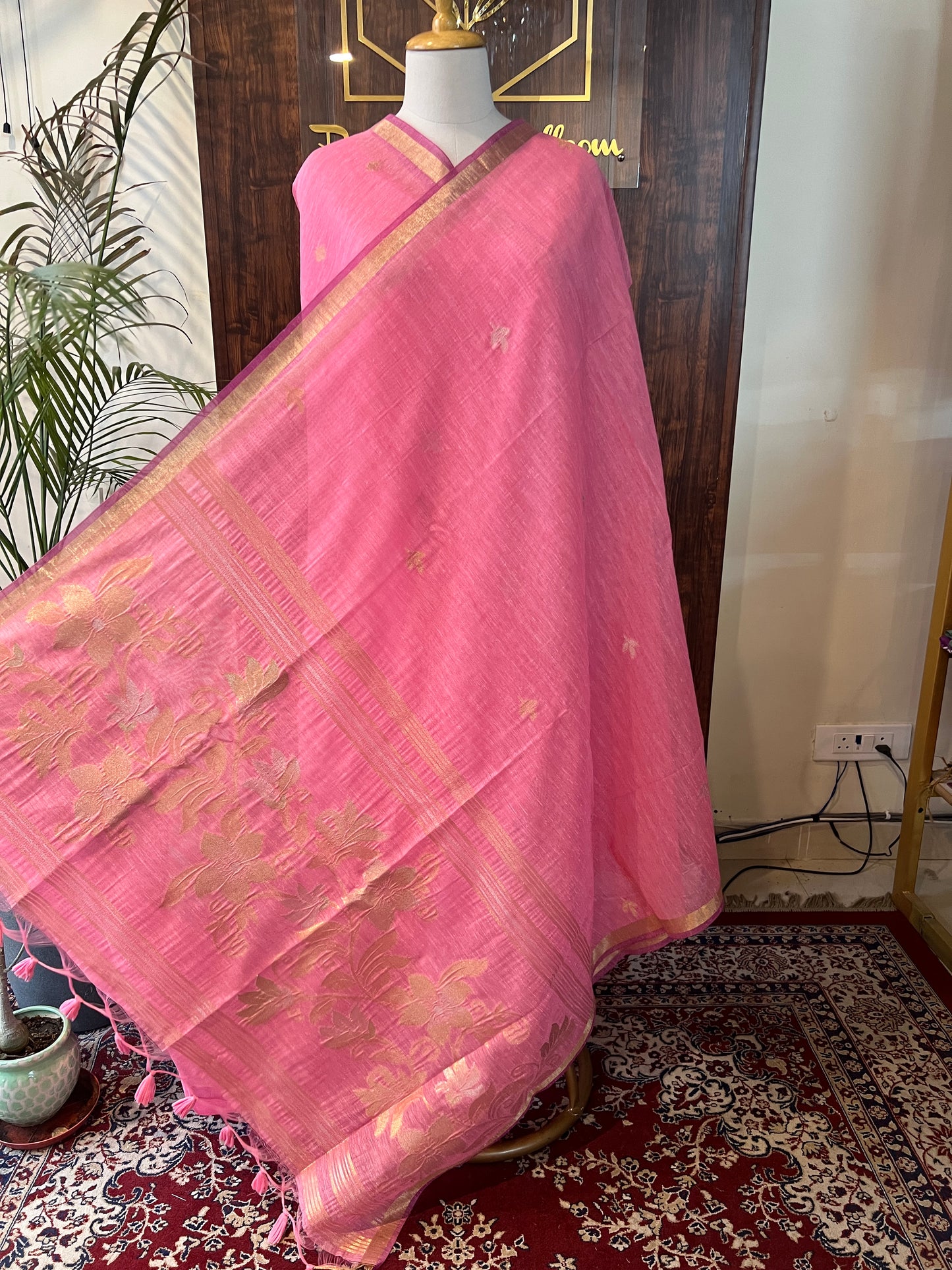 PURE LINEN SILK SAREE (PH7993)