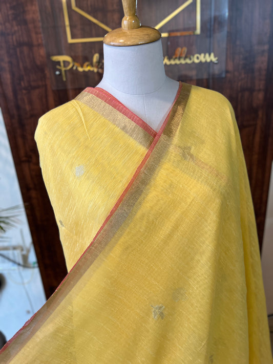 PURE LINEN SILK SAREE (PH7994)