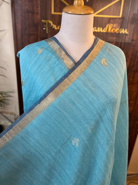 PURE LINEN SILK SAREE (PH7995)