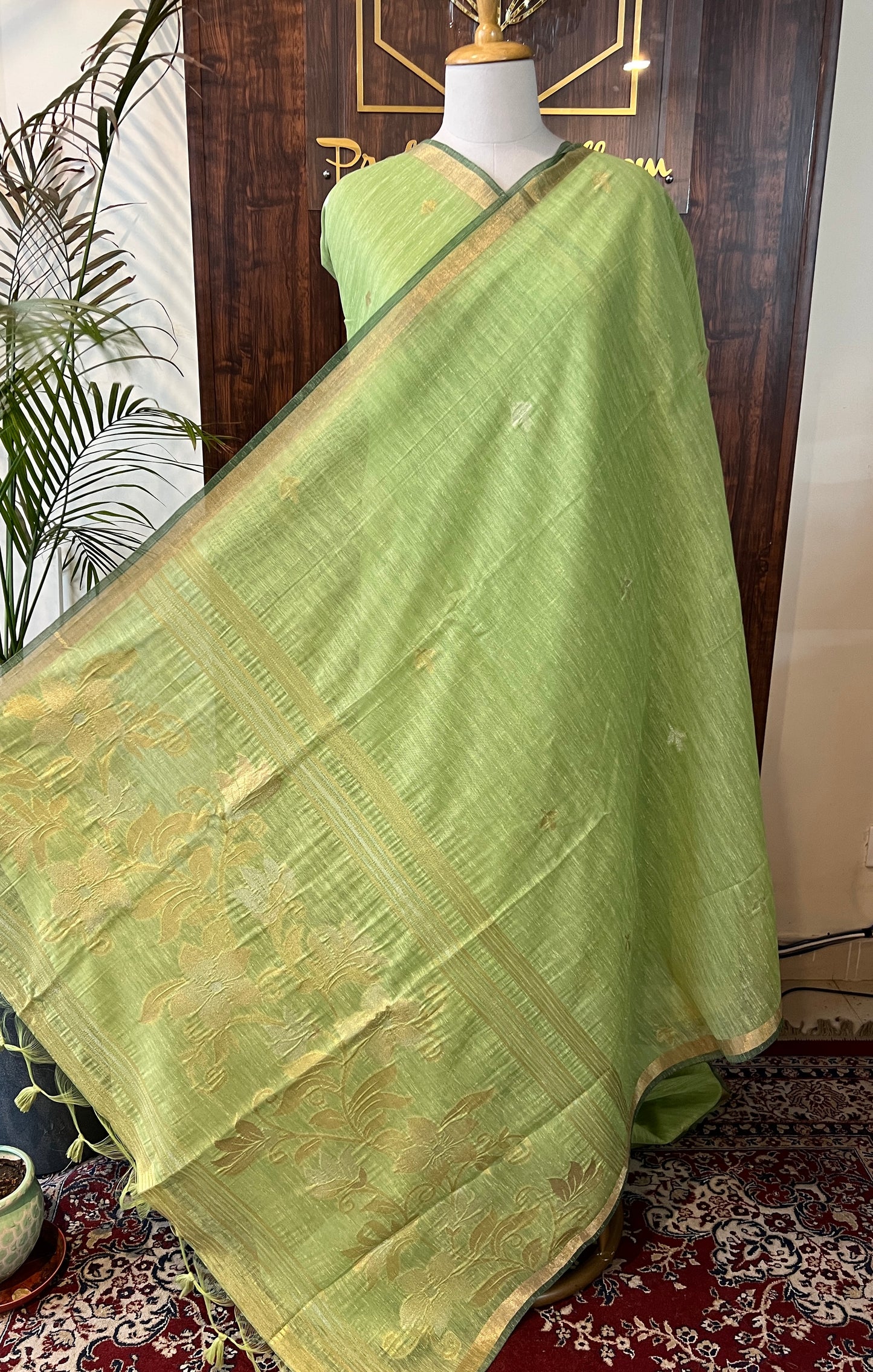 PURE LINEN SILK SAREE (PH7996)