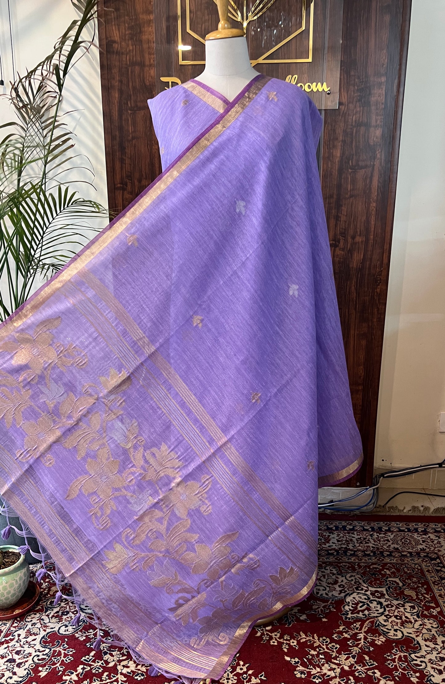 PURE LINEN SILK SAREE (PH7997)