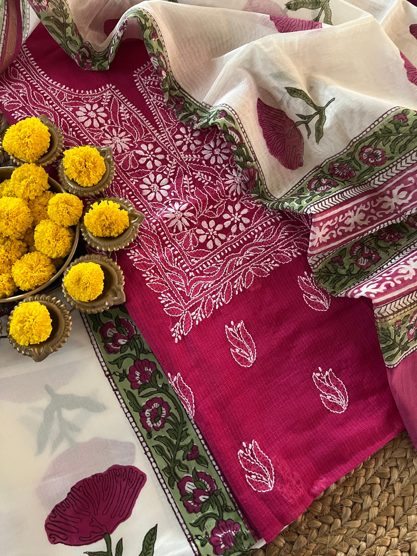 CHIKANKARI SUIT (PH8082)