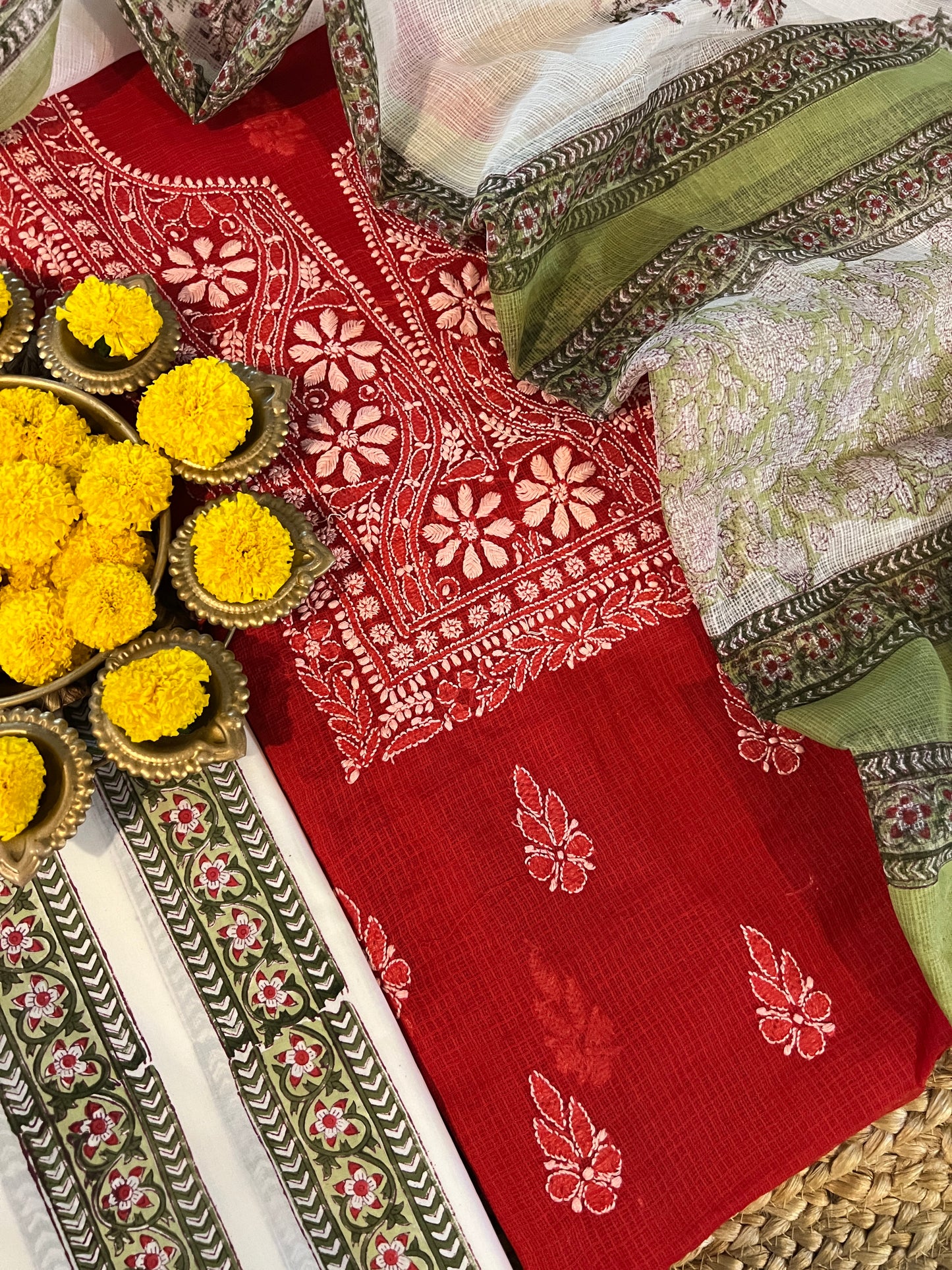 CHIKANKARI SUIT (PH8085)
