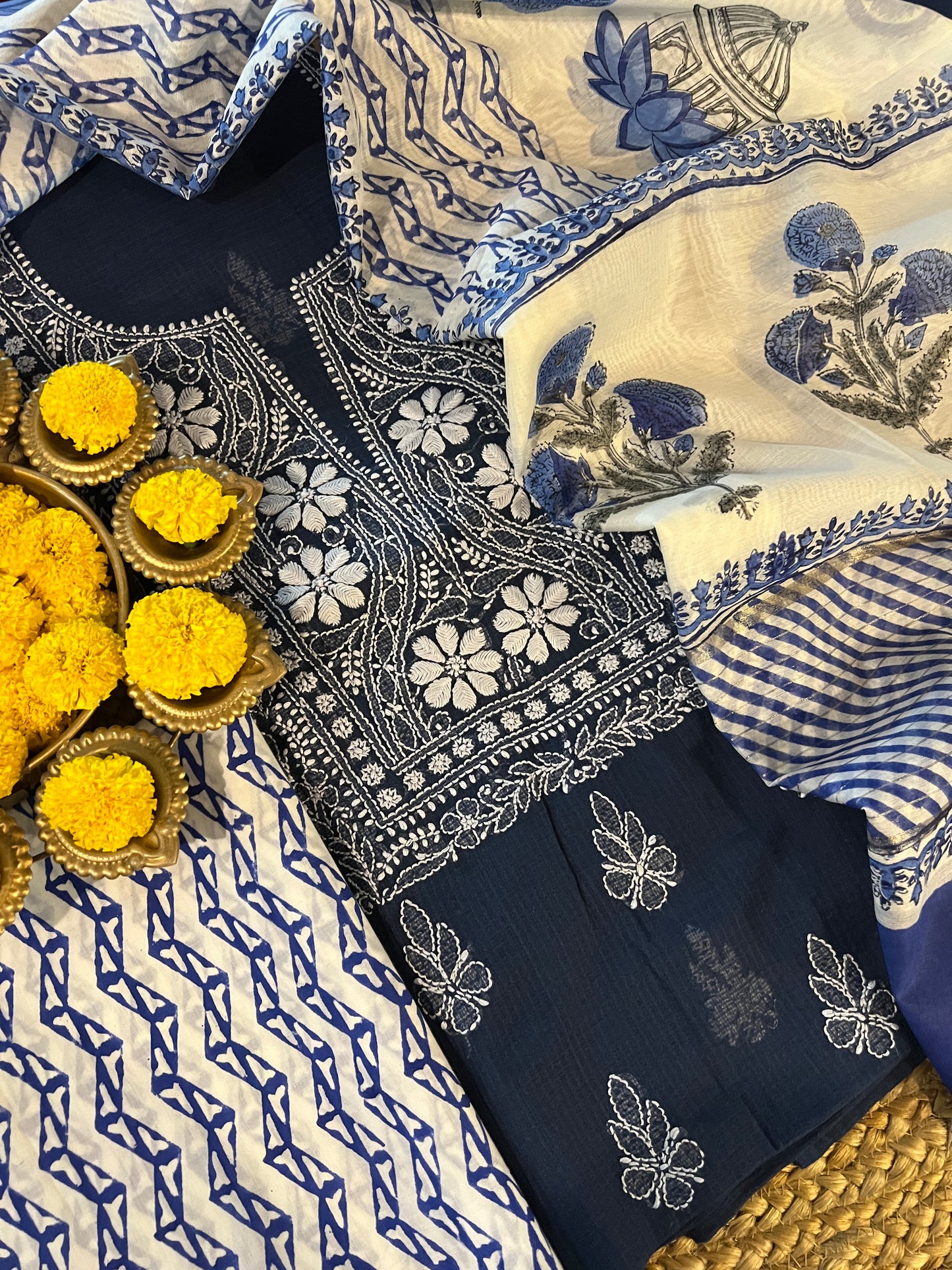 CHIKANKARI SUIT (PH8097)