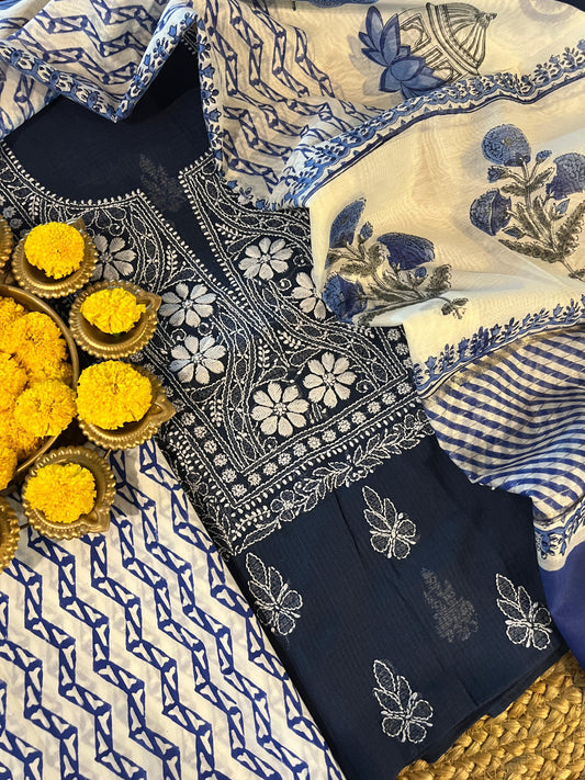 CHIKANKARI SUITS (PH8100)