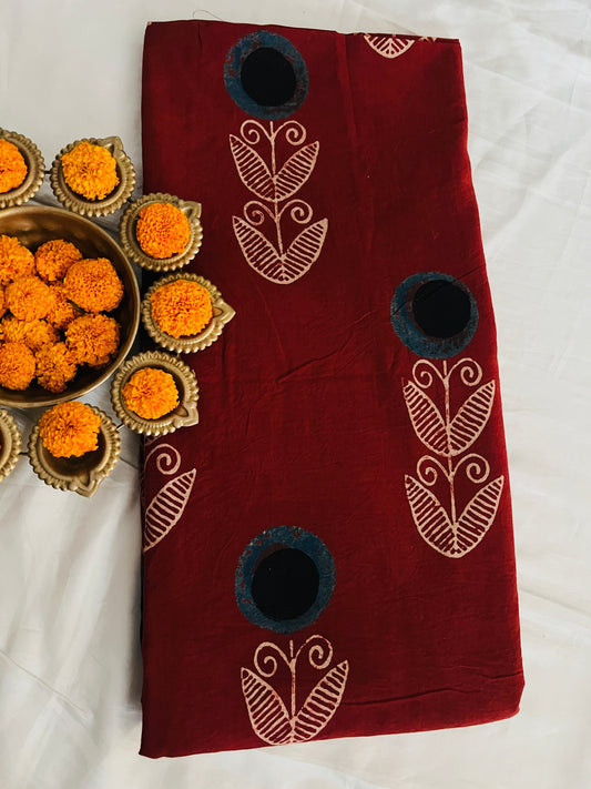 AJRAKH COTTON FABRIC (PH8185)