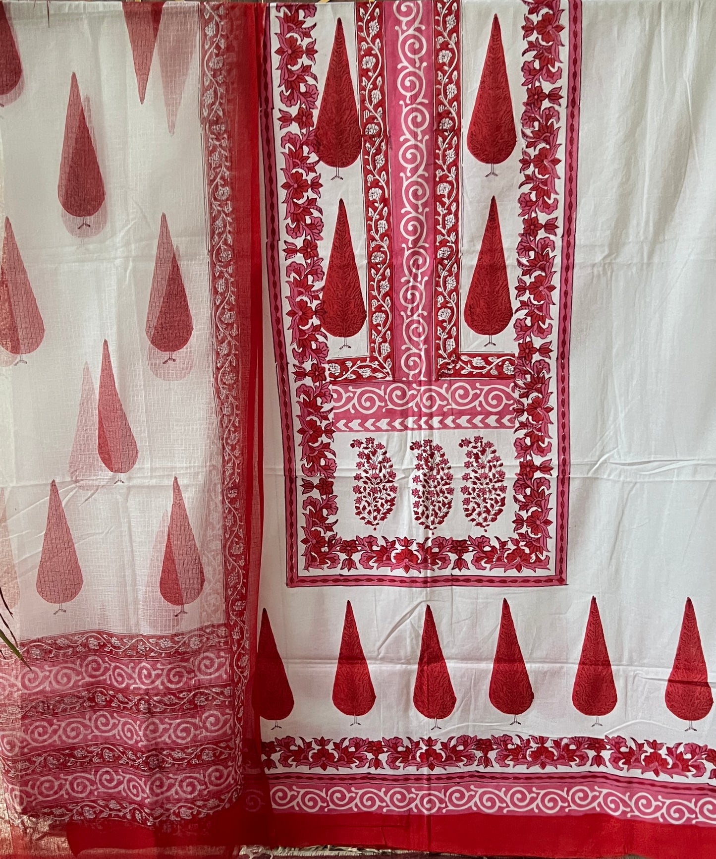 COTTON BLOCK PRINT SUIT (PH8325)