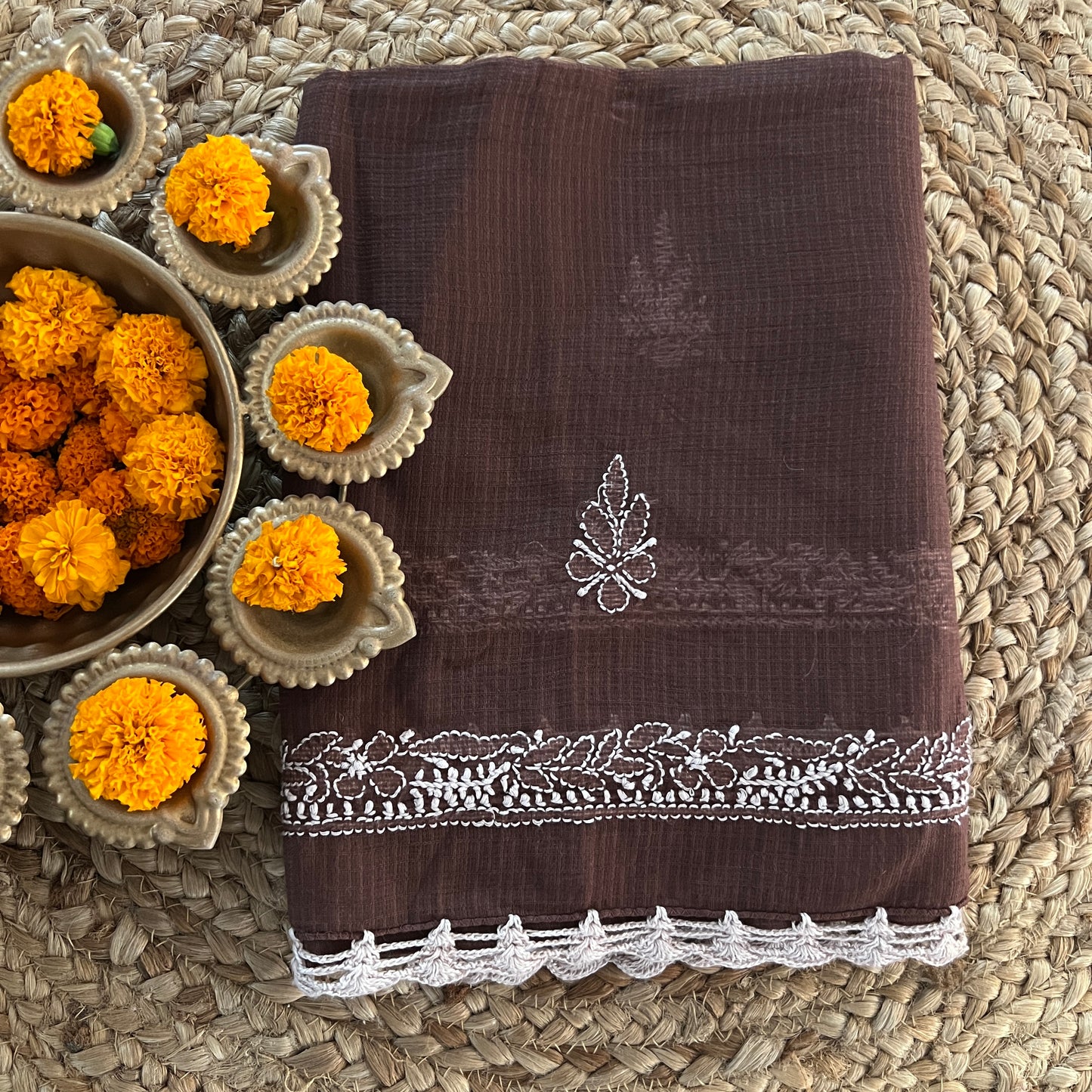 CHIKANKARI DUPATTA (PH8329)