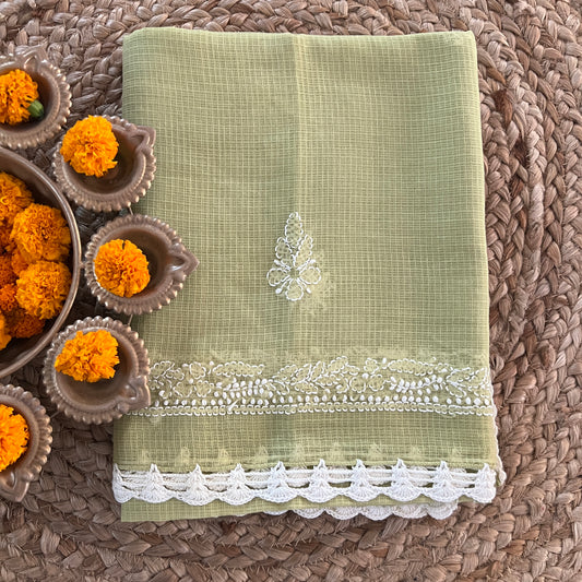 CHIKANKARI DUPATTA (8332)