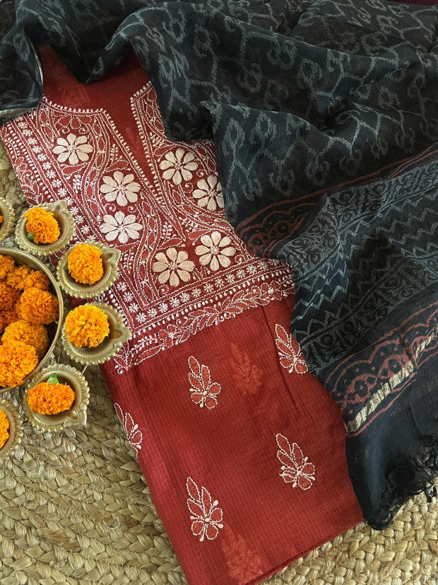 CHIKANKARI SUIT (PH8387)