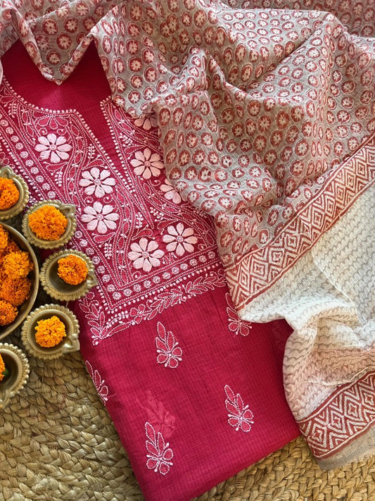 CHIKANKARI SUIT (PH8390)