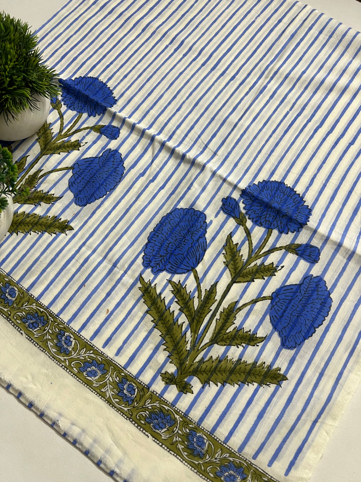 COTTON PANEL BLOCK PRINT KURTA (PH8430)