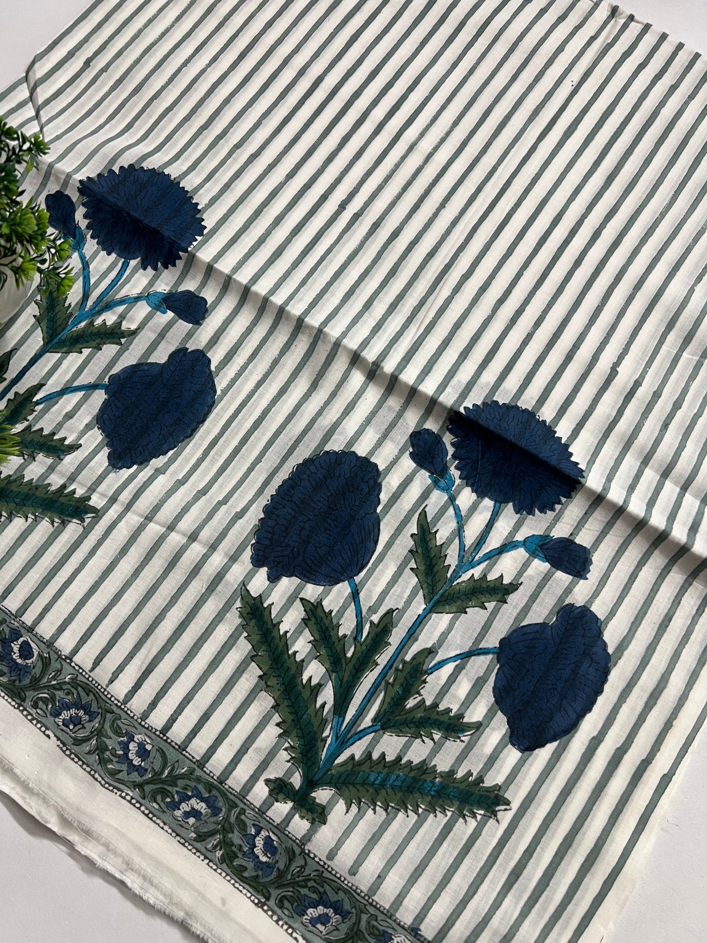 COTTON PANEL BLOCK PRINT KURTA (PH8431)