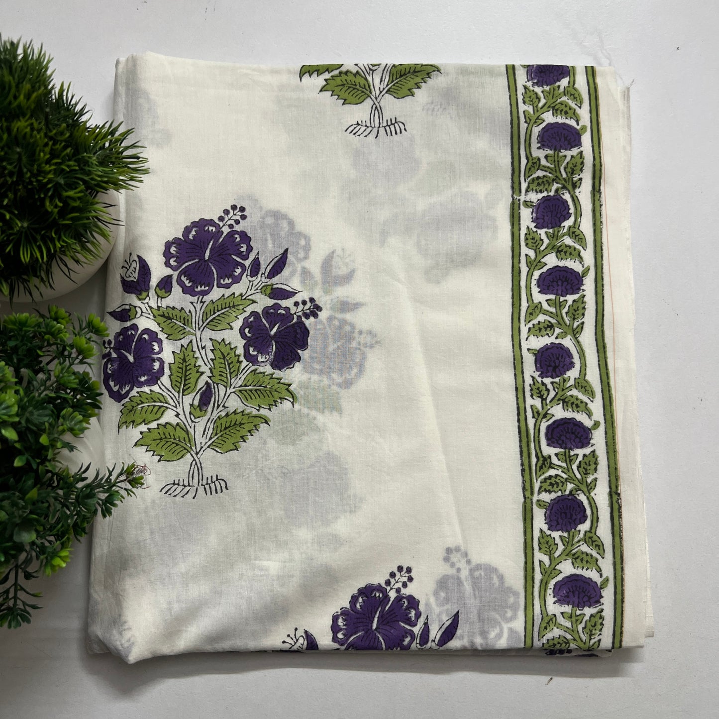 COTTON PANEL BLOCK PRINT KURTA (PH8432)