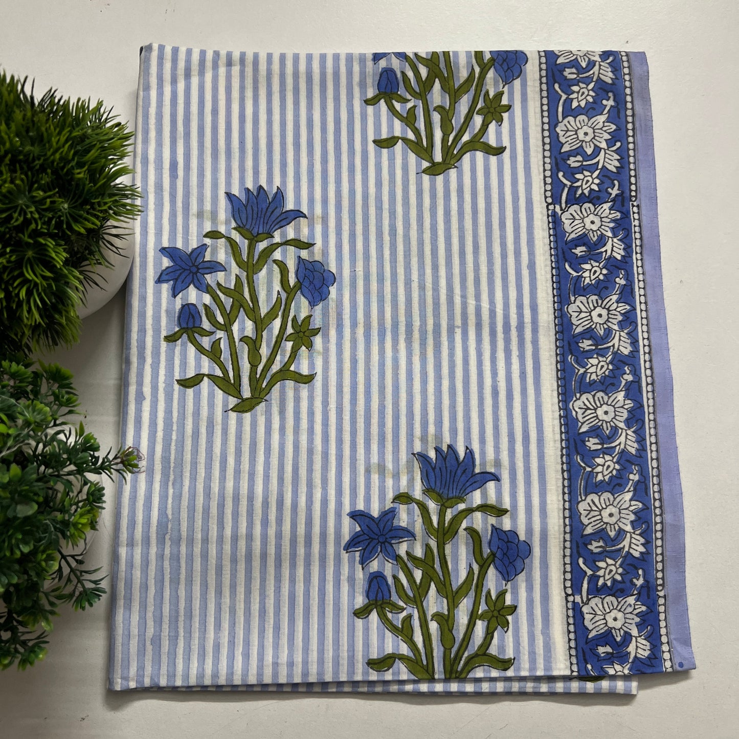 COTTON PANEL BLOCK PRINT KURTA (PH8434)