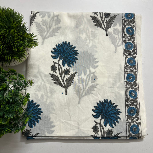 COTTON PANEL BLOCK PRINT KURTA (PH8435)
