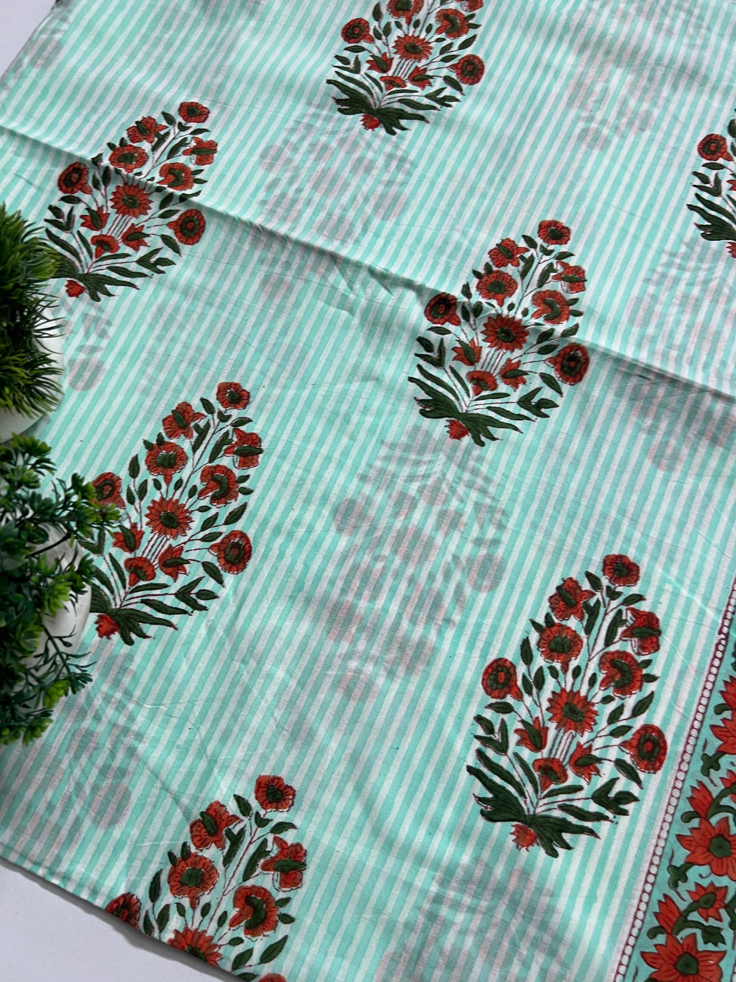 COTTON PANEL BLOCK PRINT KURTA (PH8436)