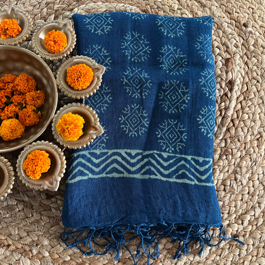 PURE LINEN DUPATTA (PH8437)