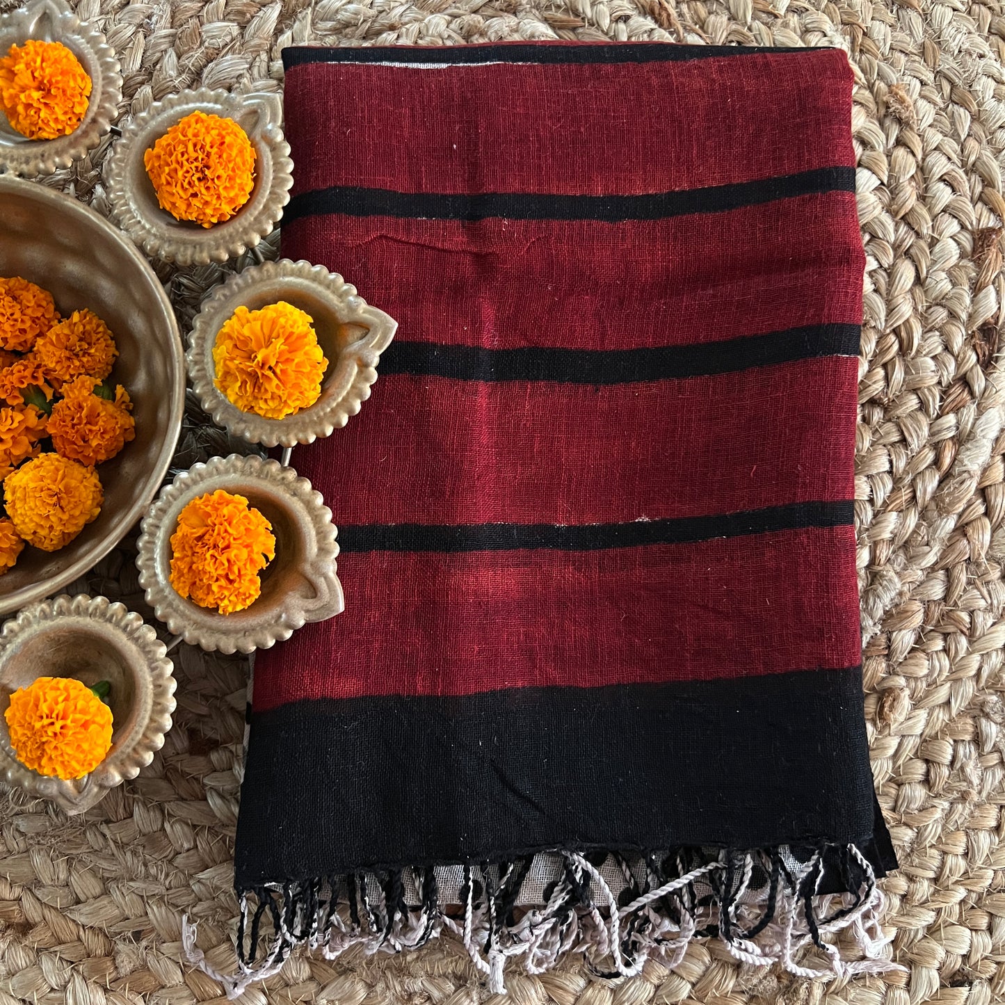 PURE LINEN DUPATTA (PH8440)