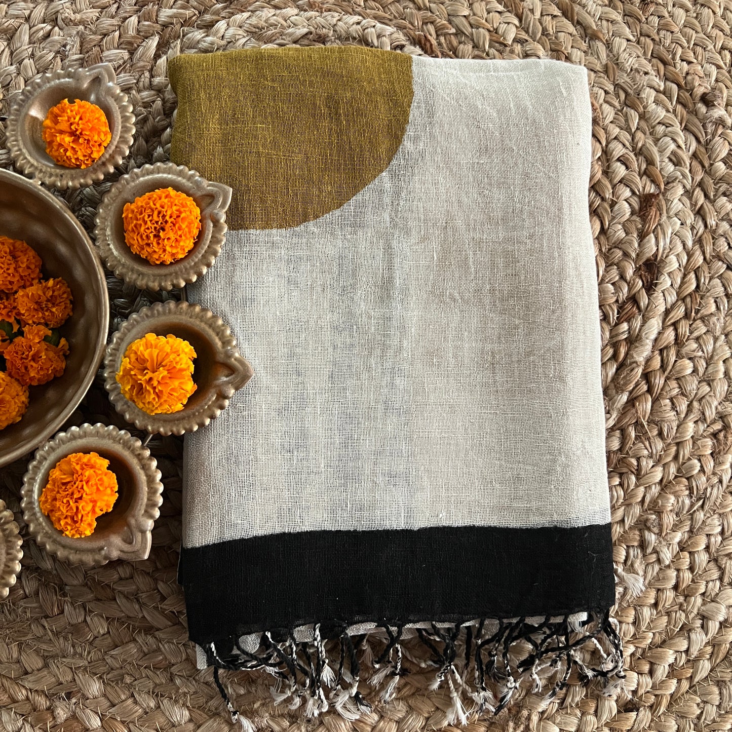 PURE LINEN DUPATTA (PH8441)