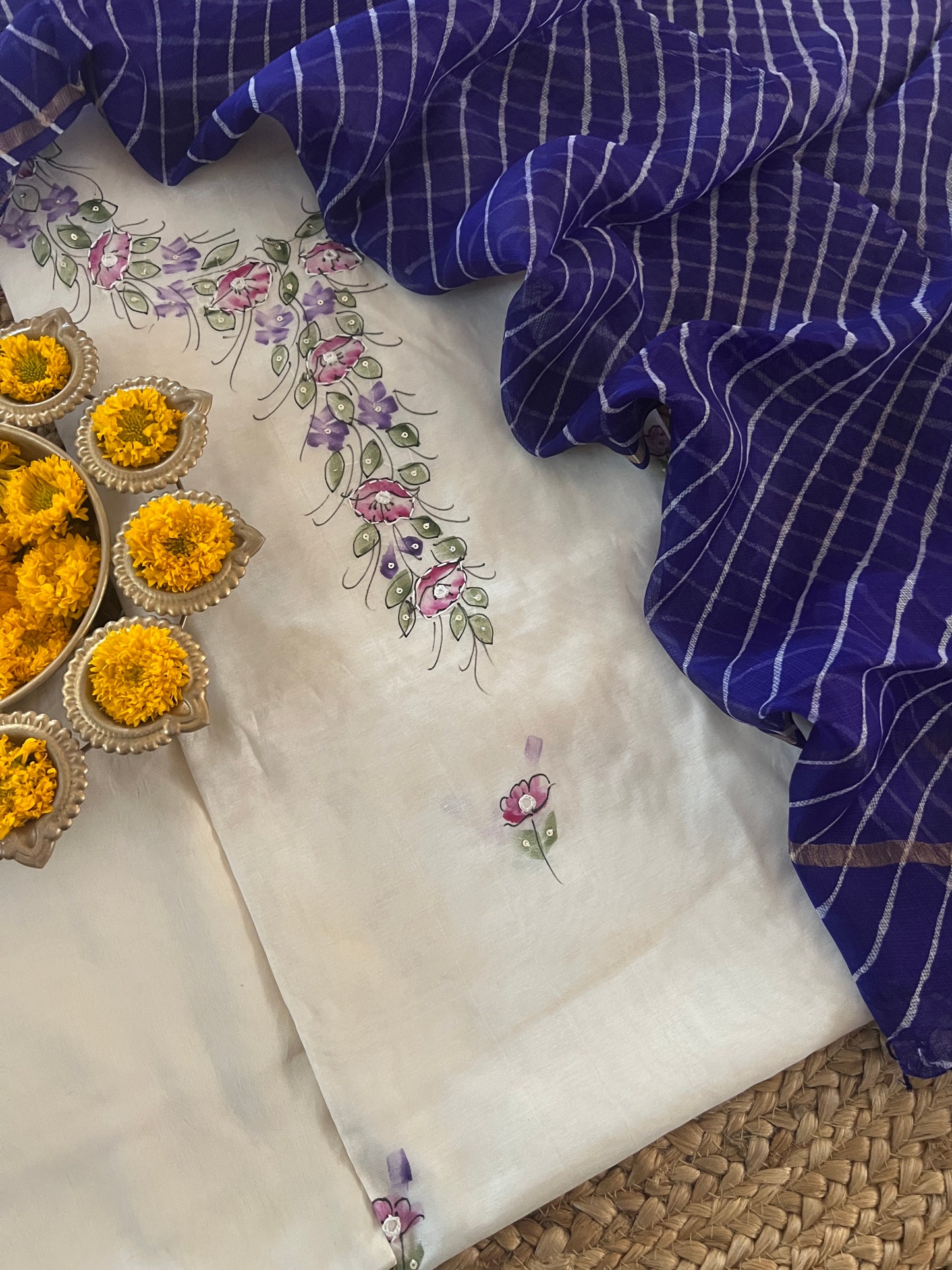 MUL CHANDERI SUIT (PH8550)