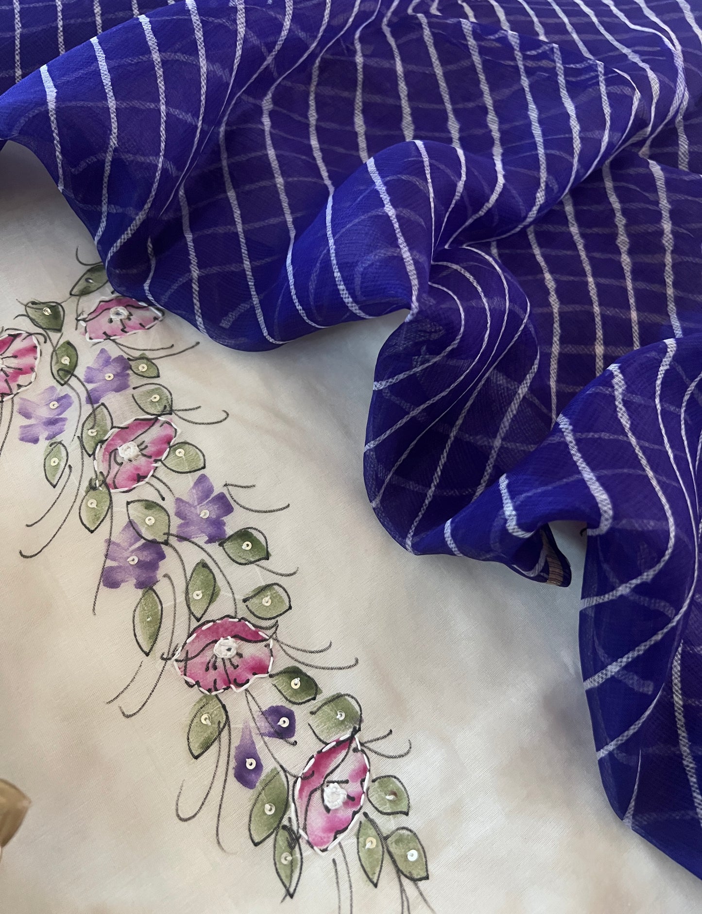 MUL CHANDERI SUIT (PH8550)
