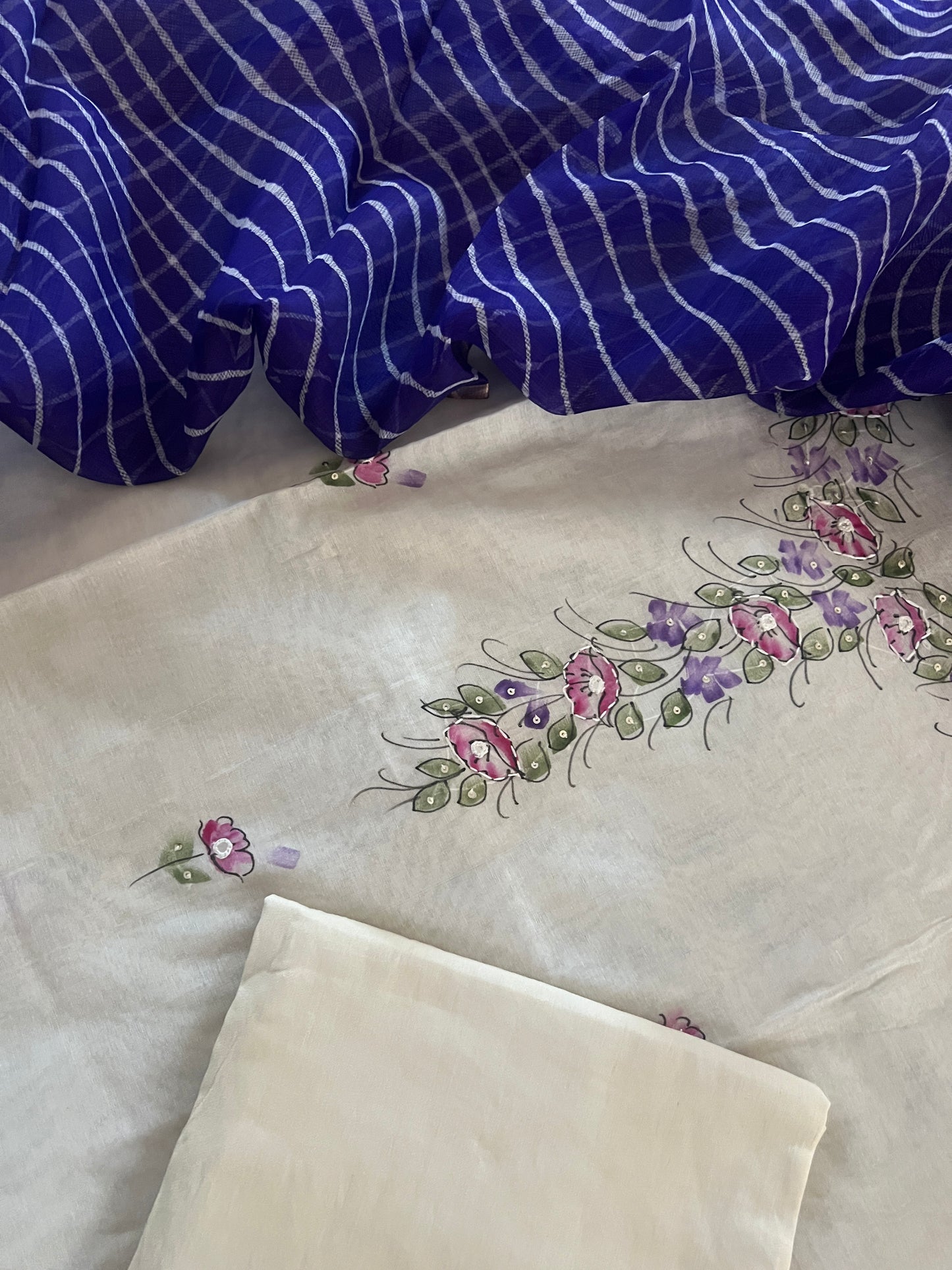 MUL CHANDERI SUIT (PH8550)