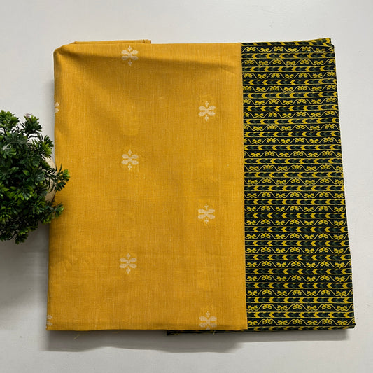 Soft Handloom Cotton With Pure Cotton Hand Block Print Combo Set (PH8563)