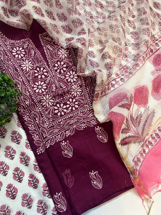 CHIKANKARI SUIT (PH8695)