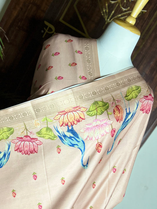 SOFT CHANDERI SILK SAREE (PH8725)