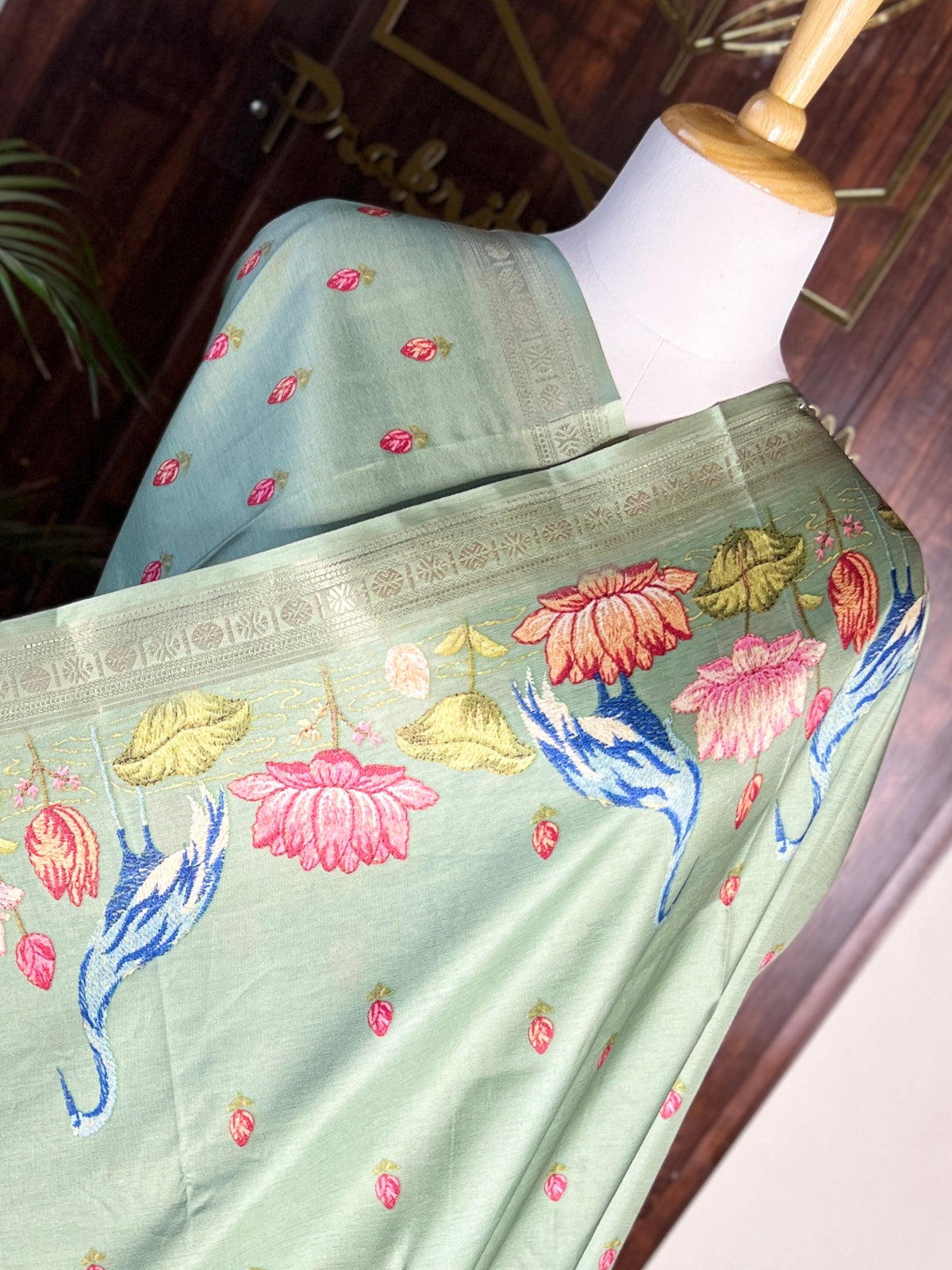 SOFT CHANDERI SILK SAREE (PH8726)