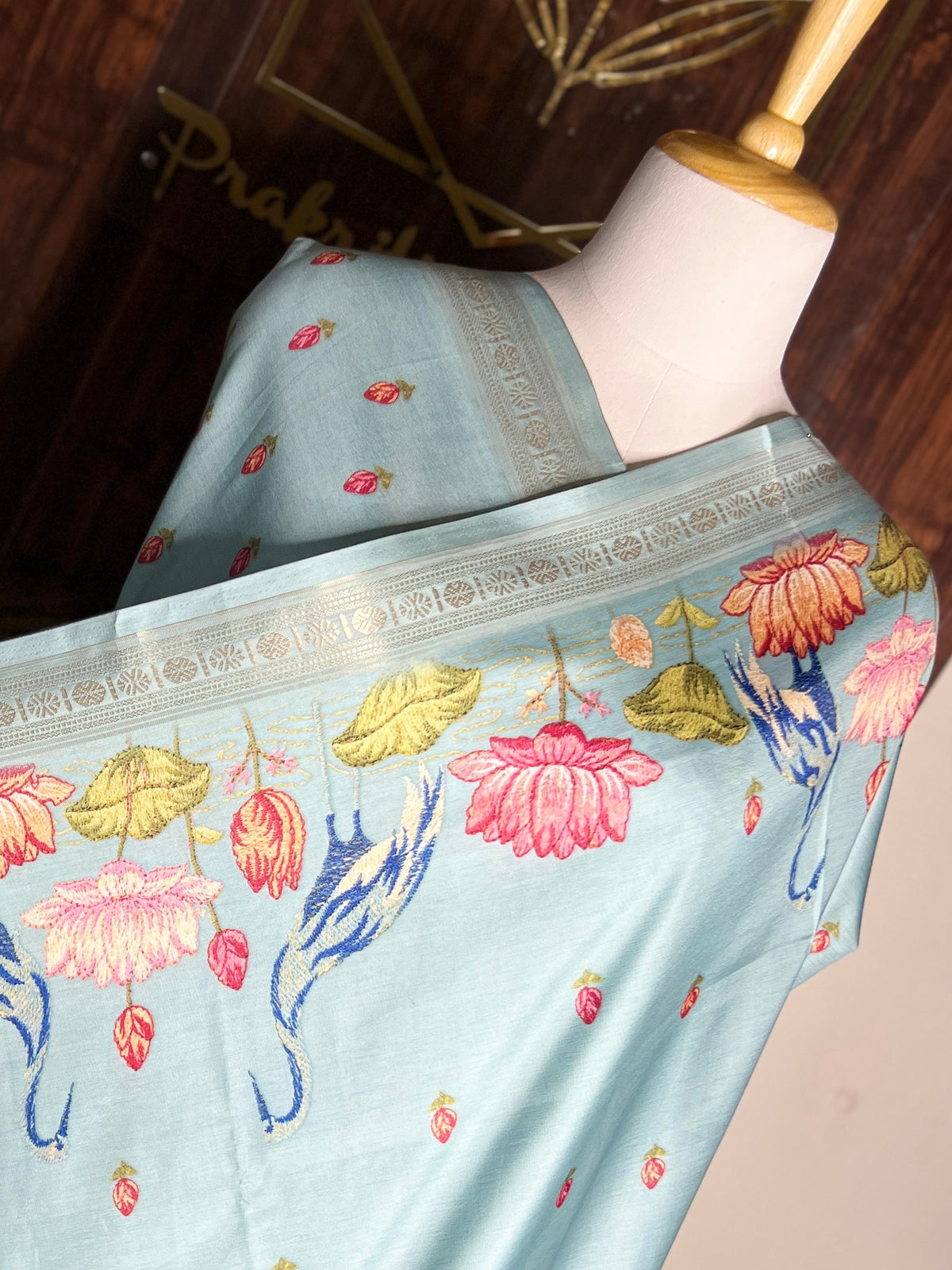 SOFT CHANDERI SILK SAREE (PH8727)