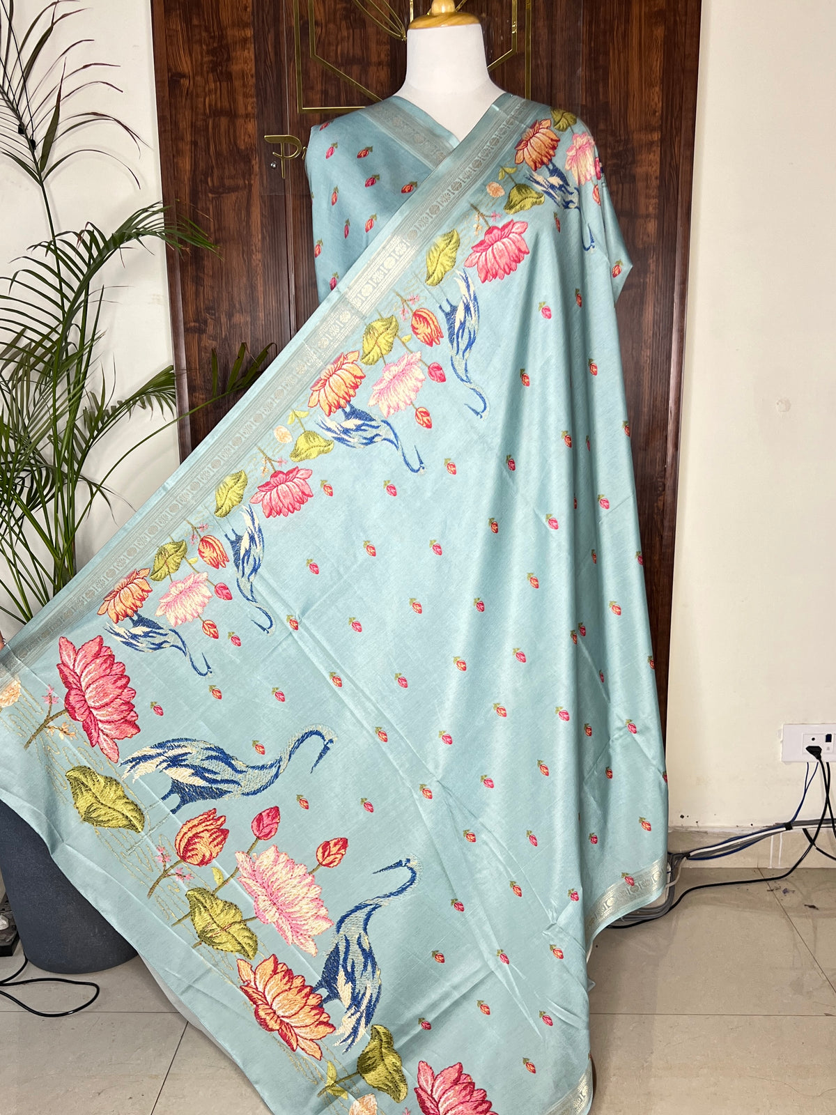 SOFT CHANDERI SILK SAREE (PH8727)