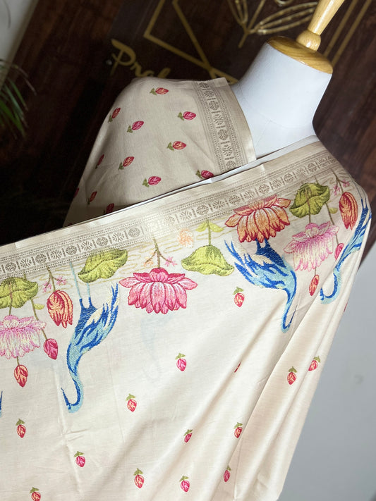 SOFT CHANDERI SILK SAREE (PH8730)