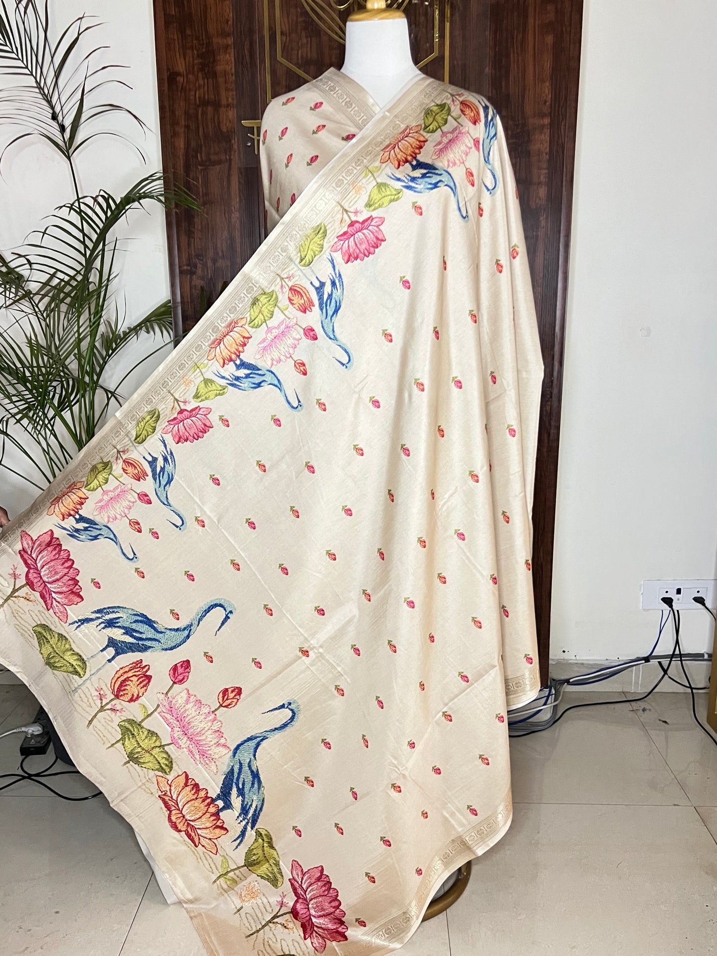 SOFT CHANDERI SILK SAREE (PH8730)