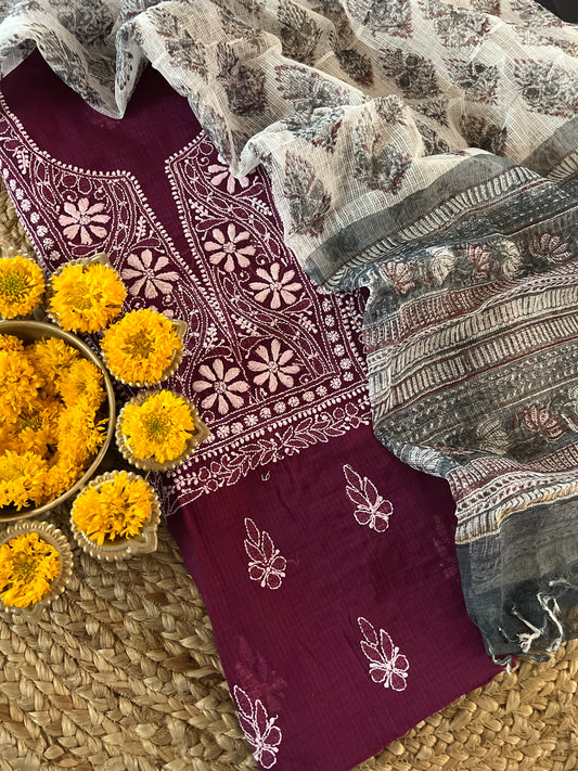 CHIKANKARI SUITS (PH8756)