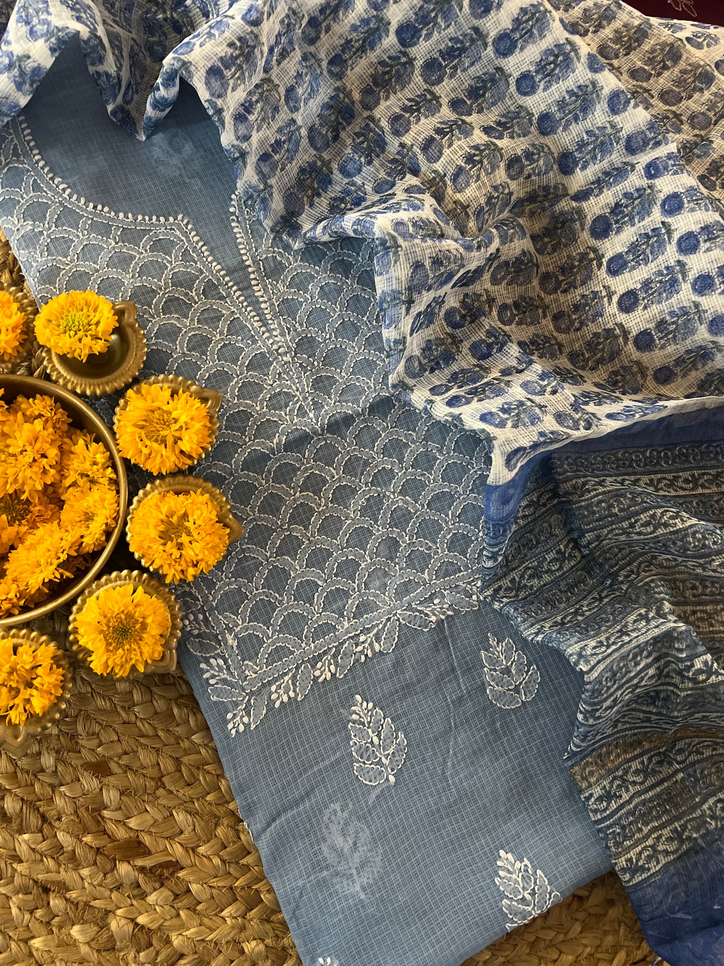 CHIKANKARI SUITS (PH8757)