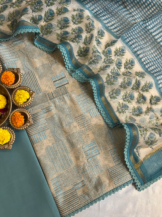 CHANDERI SILK SUITS (PH8870)