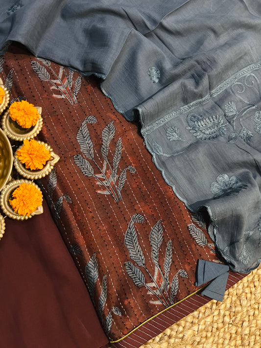 CHANDERI SILK SUITS (PH8902)