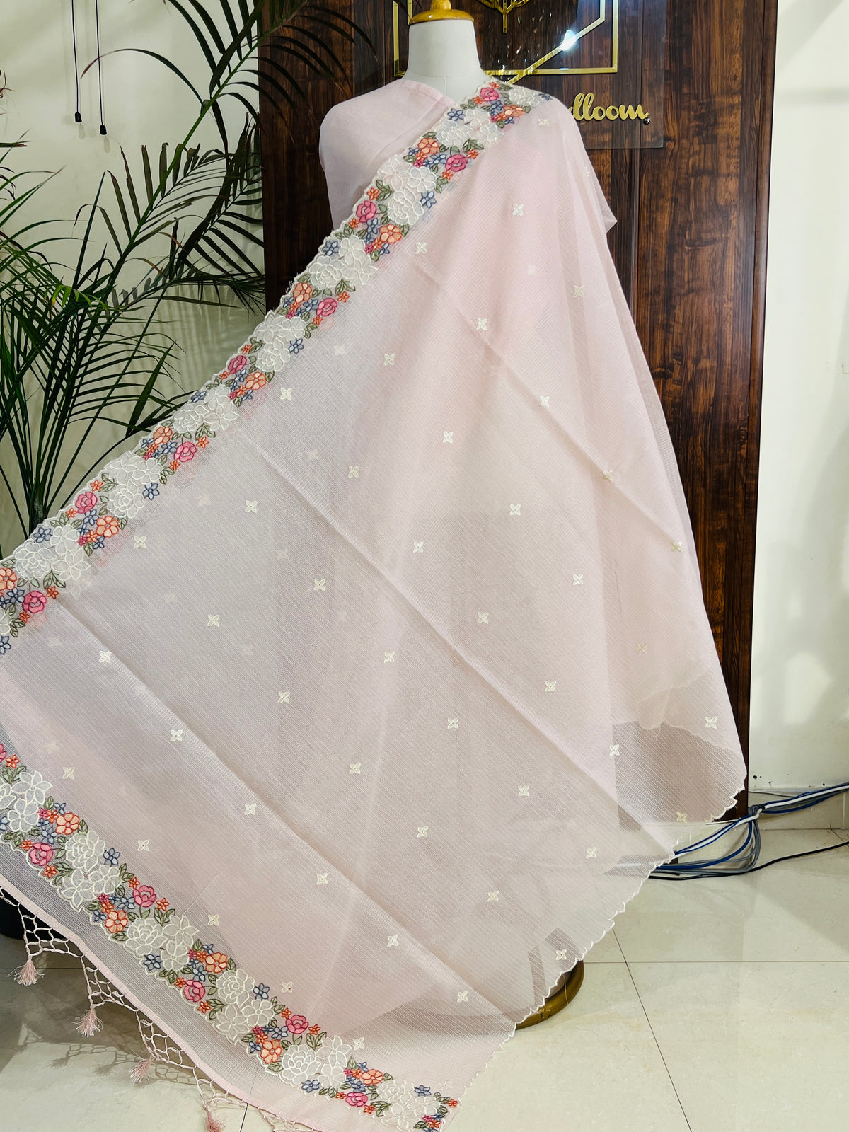KOTA DORIA EMBROIDERY SAREE (PH8978)
