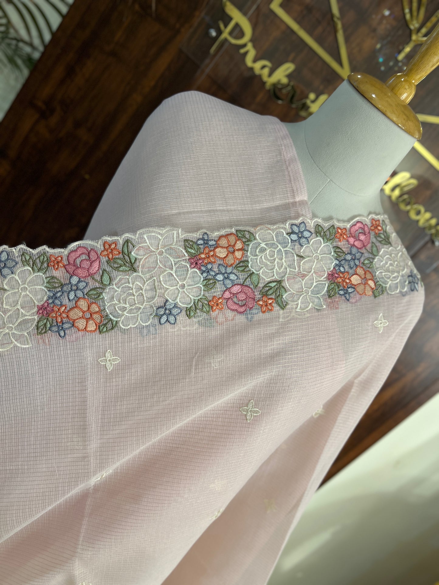 KOTA DORIA EMBROIDERY SAREE (PH8980)