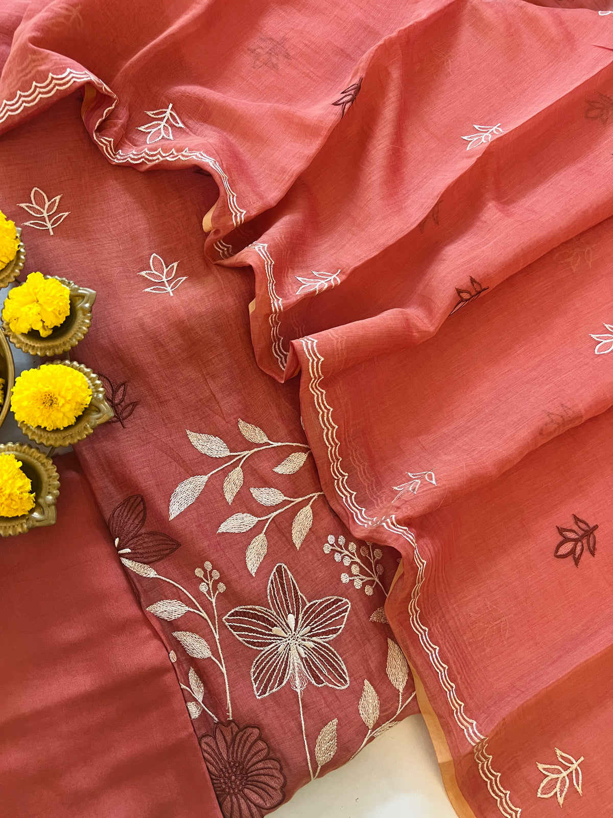 MUL CHANDERI SUIT (PH8993)