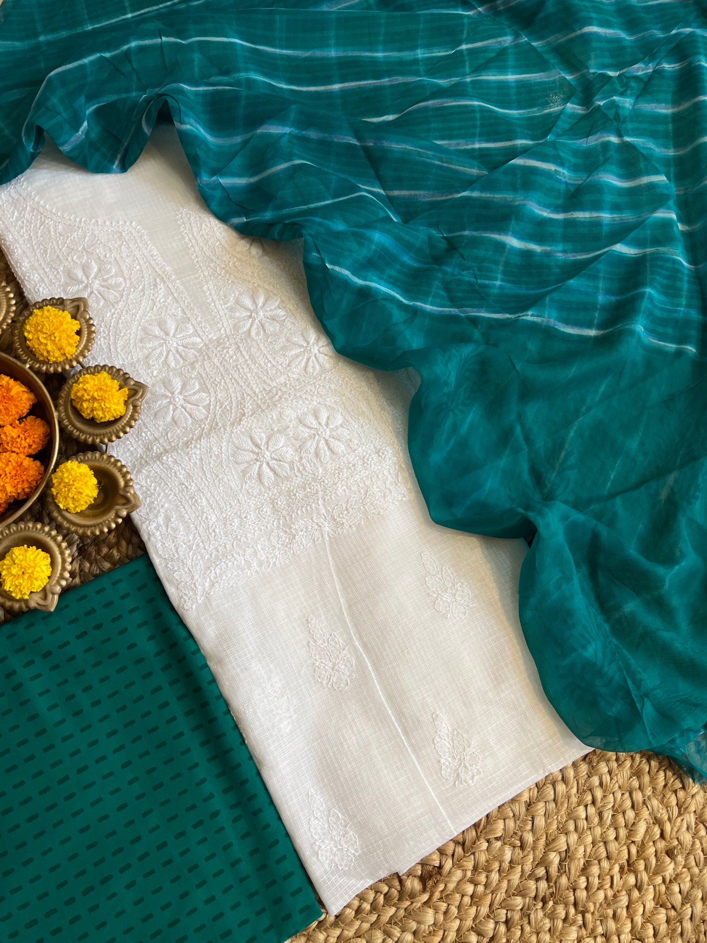 CHIKANKARI SUITS (PH9054)