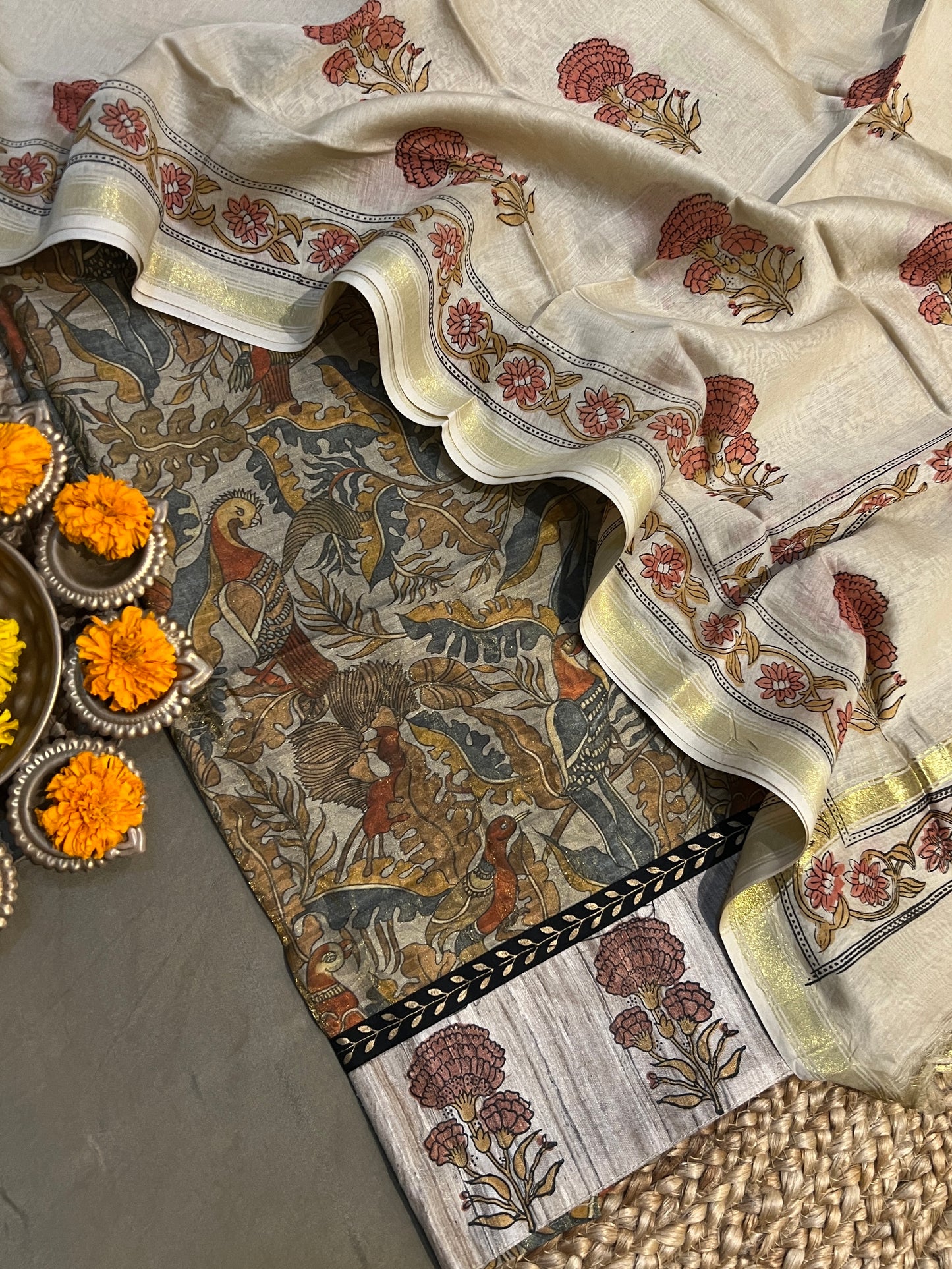 TISSUE CHANDERI SUITS (PH9064)