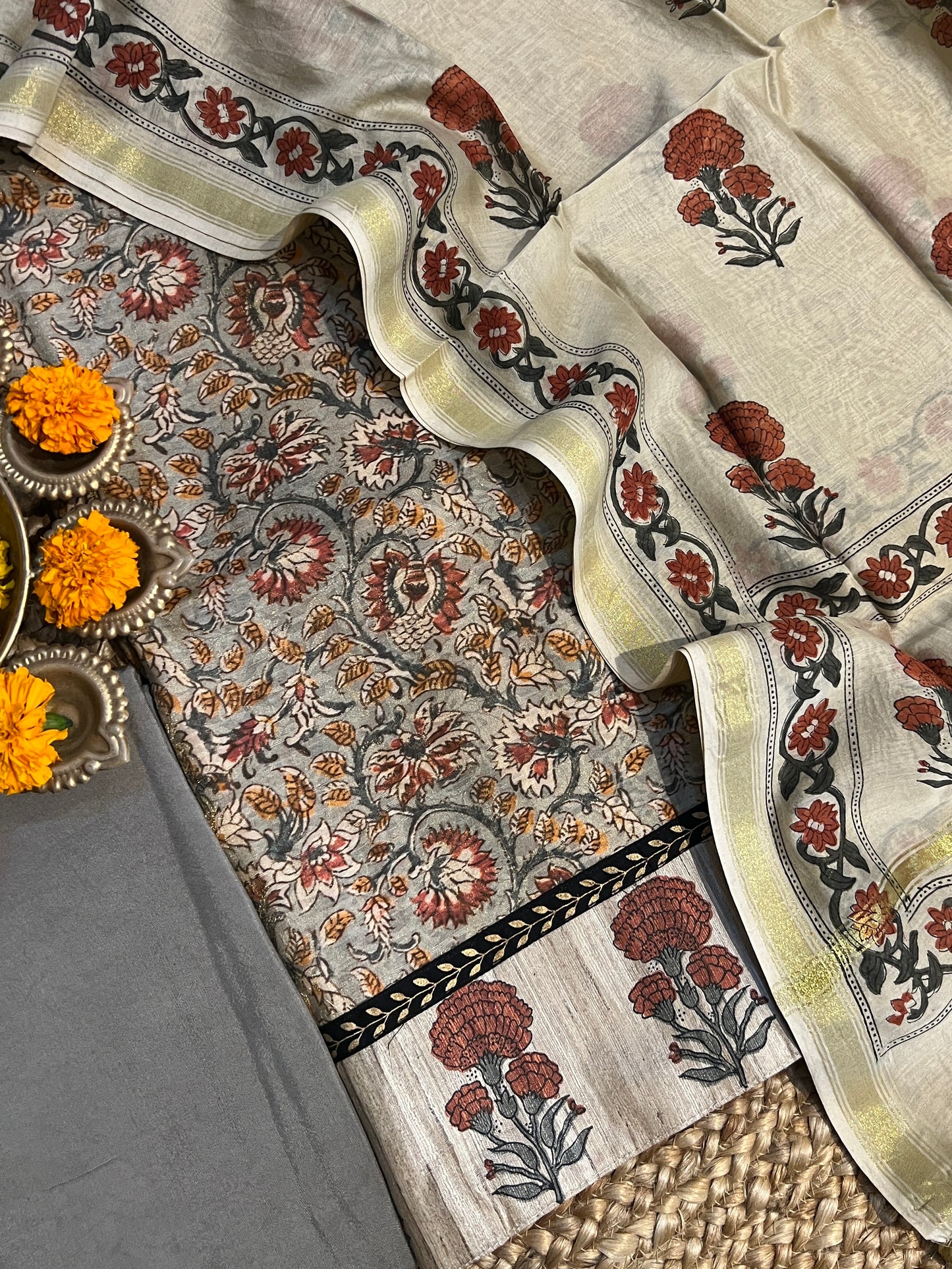 TISSUE CHANDERI SUITS (PH9065)